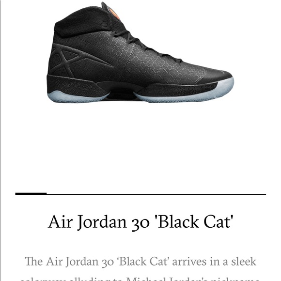 Jordan 30 “Black Cat” Brand New Men’s Sz9.5